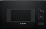 Bosch Microwave Oven BFL520MB0 20 L,  Rotary knob, 800 W, Black, Built-in, Defrost function