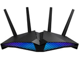 Wireless Router|ASUS|Wireless Router|5400 Mbps|Wi-Fi 5|Wi-Fi 6|USB 3.2|1 WAN|4x10/100/1000M|Number of antennas 6|TUF-AX5400