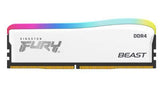 KINGSTON 8GB 3600MT/s DDR4 CL17 DIMM FURY Beast White RGB SE