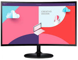 LCD Monitor|SAMSUNG|S24C360EAUX|24"|Curved|Panel VA|1920x1080|16:9|60Hz|Matte|4 ms|Tilt|Colour Black|LS24C360EAUXEN