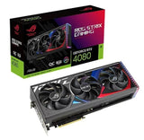 Graphics Card|ASUS|NVIDIA GeForce RTX 4080|16 GB|GDDR6X|256 bit|PCIE 4.0 16x|2xHDMI|3xDisplayPort|ROG-STRIX-RTX4080-O16GGAM