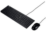 KEYBOARD +MOUSE OPTICAL U2000/RU BLACK XB1000KM00050- ASUS