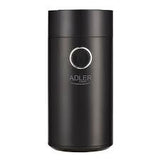 Adler Coffee grinder AD4446bs  150 W, Coffee beans capacity 75 g, Lid safety switch, Black