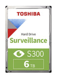 TOSHIBA S300 Video Surveillance HDD 6TB 3.5inch 5400rpm 256MB 24/7 SMR Warr 3yr BULK