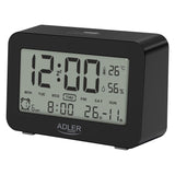 Adler Alarm Clock AD 1196b Black, Alarm function