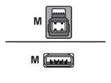 UNITEK C14095BK-2M USB Cable USB 2.0 PRINTER M/M 2M USB 3.0 5Gbps