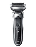 Braun Shaver 70-S1000s Cordless, Charging time 1 h, Lithium Ion, Number of shaver heads/blades 3, Black/Silver, Wet & Dry