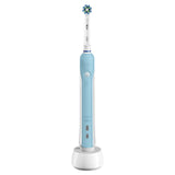 Oral-B Electric Toothbrush Pro 700 CrossAction Rechargeable, For adults, Number of brush heads included 1, Number of teeth brushing modes 1, Blue/White