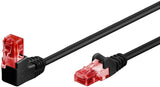 Goobay Patch Cable 51516 Cat 6, U/UTP, Black, 2 m