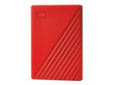 WD My Passport 2TB portable HDD USB 3.0 USB 2.0 compatible Red Retail