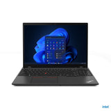 Lenovo ThinkPad T16 (Gen 1) Black, 16 ", IPS, WUXGA, 1920x1200, Anti-glare, Intel Core i7, i7-1255U, 16 GB, Soldered DDR4-3200, SSD 512 GB, Intel Iris Xe Graphics, No Optical drive, Windows 11 Pro, 802.11ax, Bluetooth version 5.2, LTE Upgradable, Keyboard