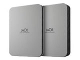 LACIE Mobile Drive HDD USB-C 5TB 2.5inch Moon Silver with USB-C cable