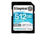 KINGSTON 512GB SDXC Canvas Go Plus 170R C10 UHS-I U3 V30