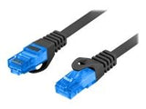 LANBERG patchcord cat.6A FTP LSZH CCA 2m black