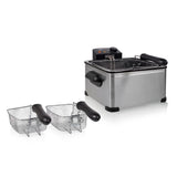 Tristar Deep Fryer FR-6949 Power 2000 W, Capacity 5 L, Silver