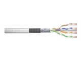 DIGITUS CAT 6 SF-UTP patch cable raw length 305 m paper box AWG 26/7 LSZH simplex color grey