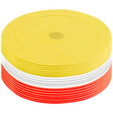 Pure2Improve Rubber Training Markers Red/White/Yellow