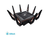 Wireless Router|ASUS|Wireless Router|11000 Mbps|IEEE 802.11ac|IEEE 802.11ax|USB 3.1|1 WAN|4x10/100/1000M|Number of antennas 8|GT-AX11000