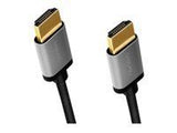 LOGILINK CHA0101 HDMI cable A/M to A/M 4K/60 Hz alu black/grey 2m