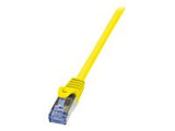 LOGILINK CQ3097S LOGILINK -Patch Cable Cat.6A 10G S/FTP PIMF PrimeLine yellow 10m