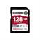 KINGSTON 128GB Canvas React Plus SDXC UHS-II 300R/260W U3 V90 for Full HD/4K/8K