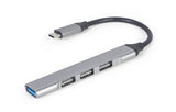 I/O HUB USB-C 4PORT/UHB-CM-U3P1U2P3-02 GEMBIRD