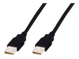 ASSMANN USB Anschlusskabel Typ A M/M 3,0m USB 2.0 kompatibel bl