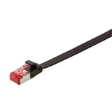 LOGILINK CF2103S - Patch Cable Flat Cat.6 Shielded (PIMF) SlimLine Black 15m