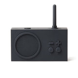 LEXON FM radio and wireless speaker TYKHO3 Portable, Wireless connection, Dark Grey, Bluetooth