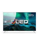 Allview QL65ePlay6100-U 65" (165cm) 4K UHD QLED Smart Android TV, Google Assistant, Silver Metallic Frame