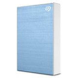 SEAGATE One Touch 2TB External HDD with Password Protection Light Blue