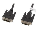 LANBERG cable DVI-D M 18+1 DVI-D M 18+1 3m black single link