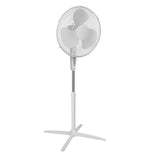 Tristar Stand fan VE-5898 Diameter 40 cm, White, Number of speeds 3, 45 W, Oscillation