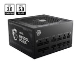 Power Supply|MSI|850 Watts|Efficiency 80 PLUS GOLD|PFC Active|MAGA850GLPCIE5