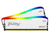 KINGSTON 32GB 3600MT/s DDR4 CL18 DIMM Kit of 2 FURY Beast White RGB SE