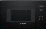 Bosch Microwave Oven BFL524MB0	 20 L, Retractable, Rotary knob, Touch Control, 800 W, Black, Built-in, Defrost function