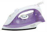 Iron Adler AD 5019 Violet/White, 1600 W, With cord, Continuous steam 10 g/min, Water tank capacity 100 ml