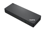 Lenovo Universal Thunderbolt 4 Smart Dock powered by Microsoft Azure Sphere (Max displays: 4/Max resolution: 8K/30Hz and 4K/60Hz/Supports: 1x8K/30HZ and 4x4K/60Hz/1xEthernet LAN (RJ-45)/2xDP 1.4/1xHDMI 2.1/4xUSB 3.1 (1 always-on)/2xUSB 2.0/1xThunderbolt 4