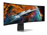 Monitor|SAMSUNG|Odyssey G9 G95SC|49"|Gaming/Smart/Curved|Panel OLED|5120x1440|32:9|240Hz|0.03 ms|Speakers|Height adjustable|Tilt|Colour Silver|LS49CG950SUXDU