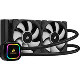 CORSAIR iCUE H100i RGB PRO XT Liquid CPU Cooler 240mm Radiator Dual 140mm PWM Fans