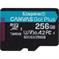 KINGSTON 256GB microSDXC Canvas Go Plus 170R A2 U3 V30 Single Pack w/o ADP