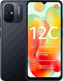 Xiaomi Redmi 12C Graphite Gray, 6.71 ", IPS LCD, 720 x 1650, Mediatek MT6769Z, Helio G85 (12nm), Internal RAM 3 GB, 64 GB, MicroSDXC, Dual SIM, Nano-SIM, 4G, Main camera 50+0.08 MP, Secondary camera 5