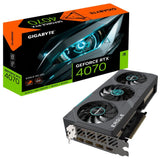 Graphics Card|GIGABYTE|NVIDIA GeForce RTX 4070|12 GB|GDDR6X|192 bit|PCIE 4.0 16x|Dual Slot Fansink|1xHDMI|3xDisplayPort|GV-N4070EAGLEOC-12GD