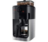 Philips Coffee maker Grind & Brew HD7767/00 Drip, 1000 W, Black/Metal