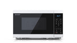 Sharp Microwave Oven YC-MS02E-W Free standing, 20 L, 800 W, White