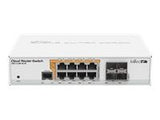 Switch|MIKROTIK|8x10Base-T / 100Base-TX / 1000Base-T|4xSFP|1xConsole|CRS112-8P-4S-IN