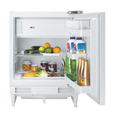 Candy Refrigerator CRU 164 NE/N Energy efficiency class F, Built-in, Larder, Height 82 cm, Fridge net capacity 100 L, Freezer net capacity 17 L, 43 dB, White