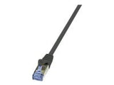 LOGILINK CQ4143S LOGILINK - Cat.6A Patch cable made from Cat.7 raw cable, black, 50m