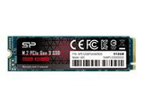 SILICON POWER SSD P34A80 512GB M.2 PCIe Gen3 x4 NVMe 3400/3000 MB/s