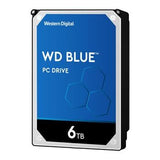 HDD|WESTERN DIGITAL|Blue|6TB|SATA 3.0|256 MB|5400 rpm|3,5"|WD60EZAZ